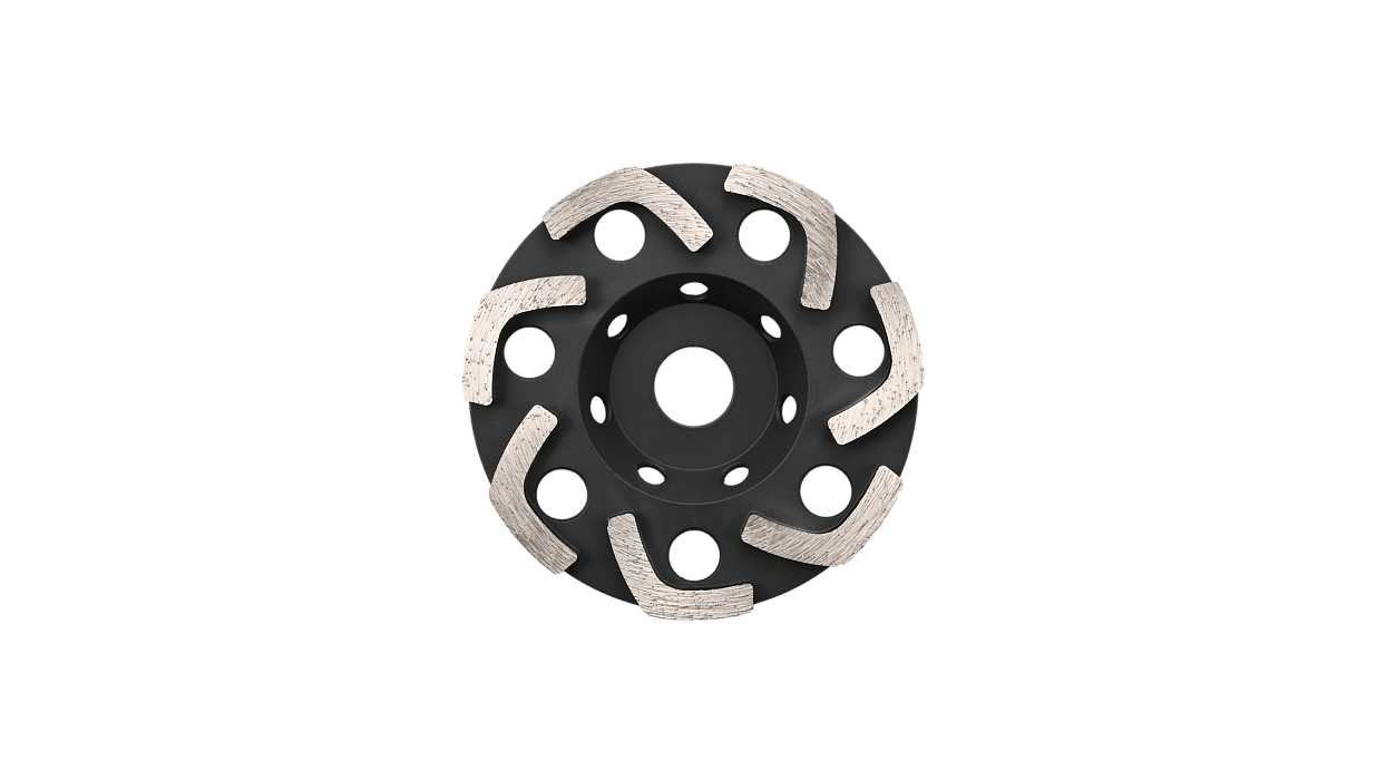 Алмазная шлиф.чашка DG-CW 125/5" SP L-сегмент